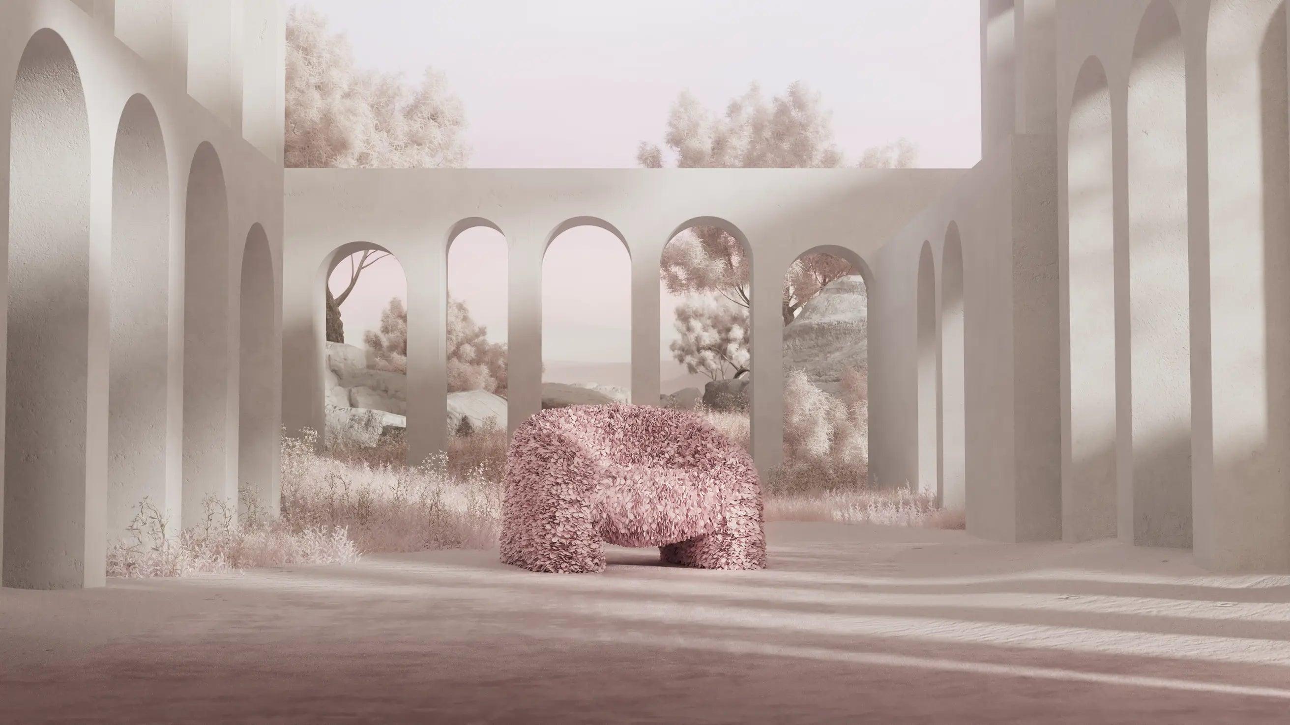 Fotel HORTENSIA płatki Moooi Eye on Design