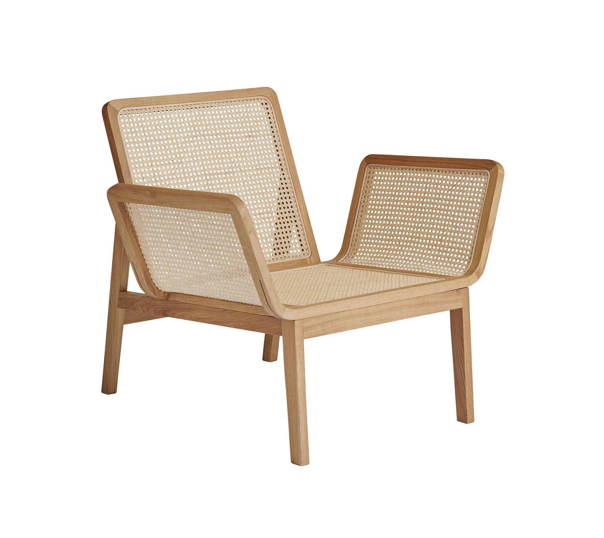 Fotel LE ROI dębowy z rattanem NORR11 Eye on Design