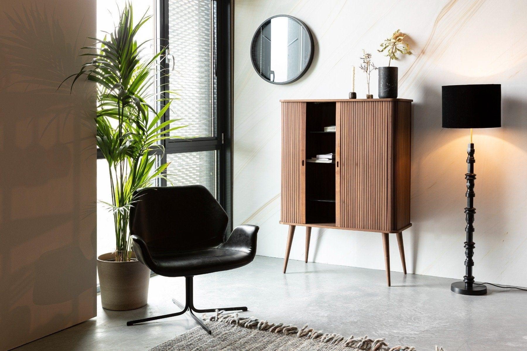 Fotel lounge NIKKI czarny Zuiver Eye on Design