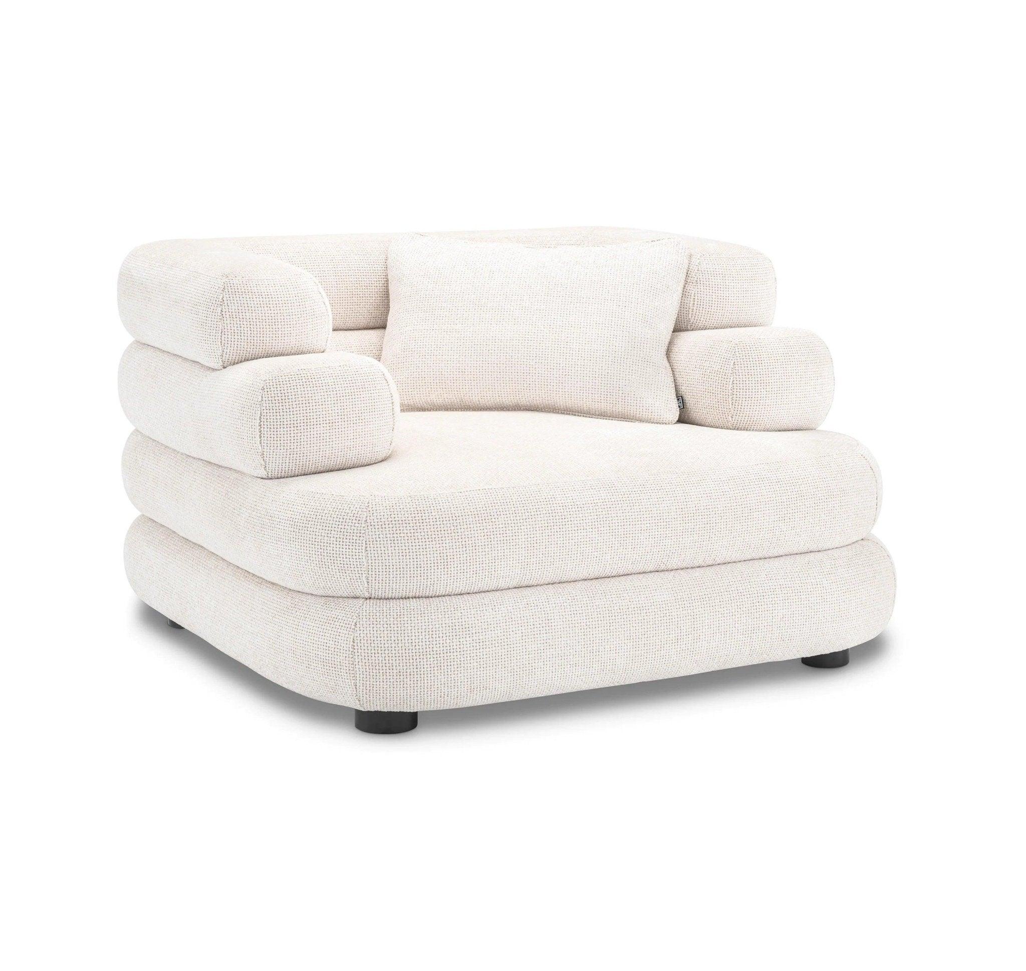 Fotel MALAGA biały Eichholtz Eye on Design