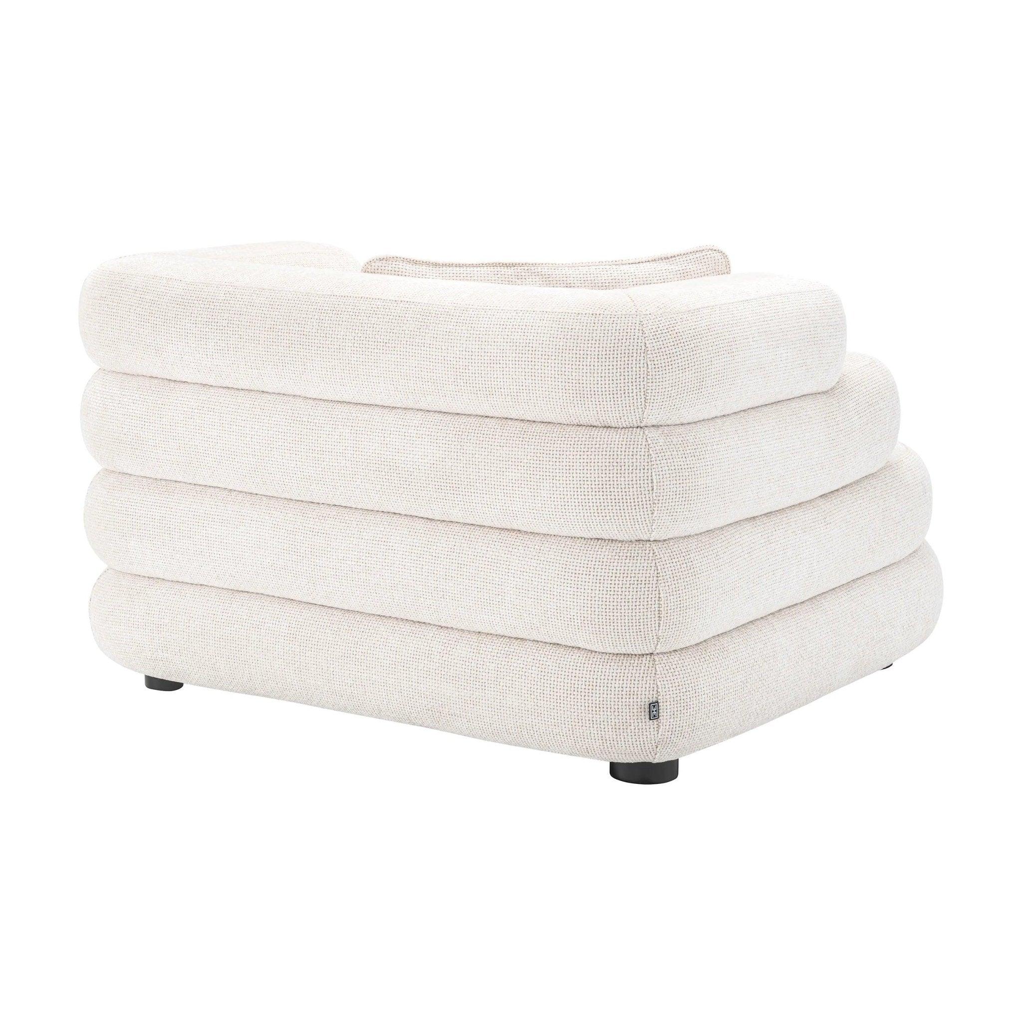 Fotel MALAGA biały Eichholtz Eye on Design