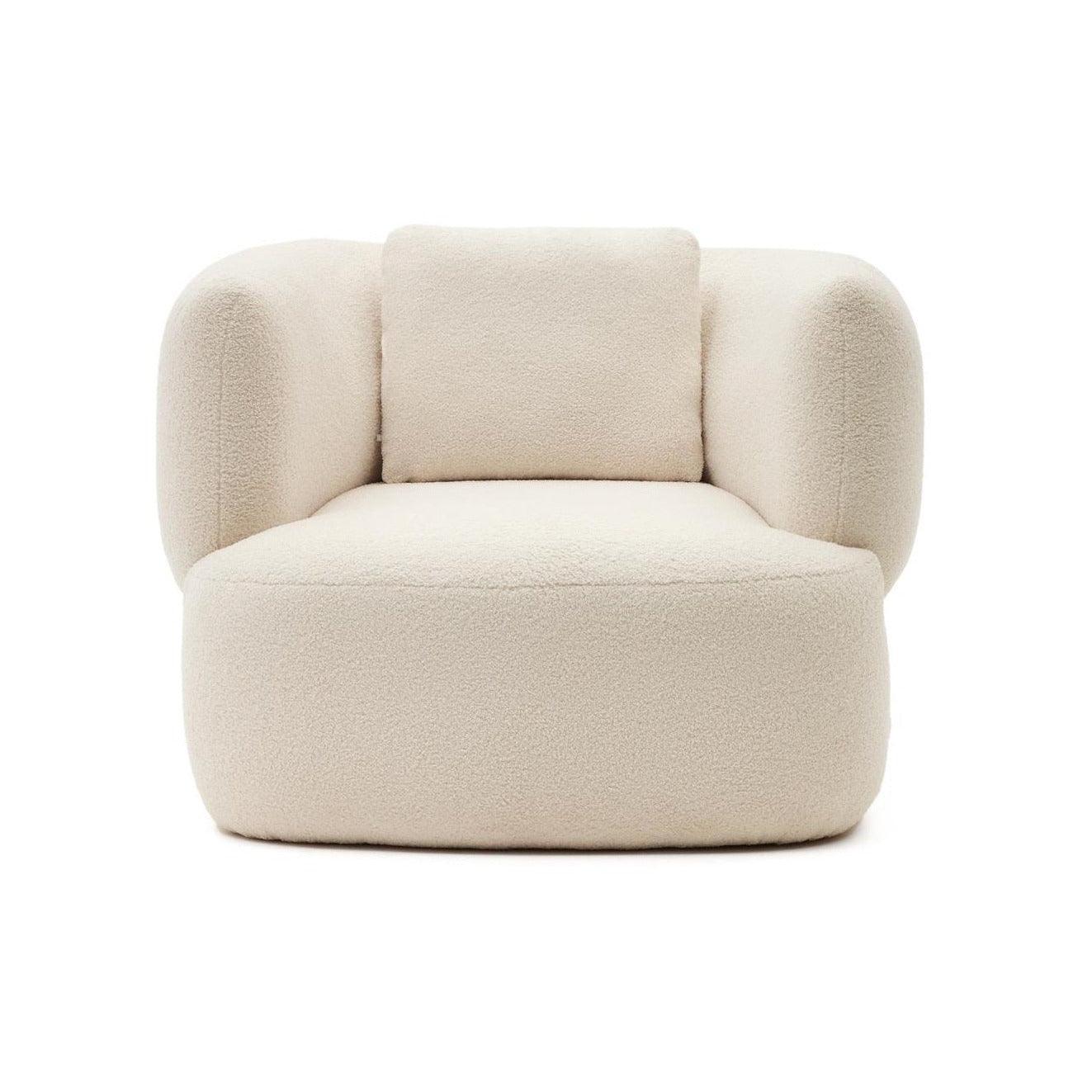 Fotel MARTINA baranek écru La Forma Eye on Design