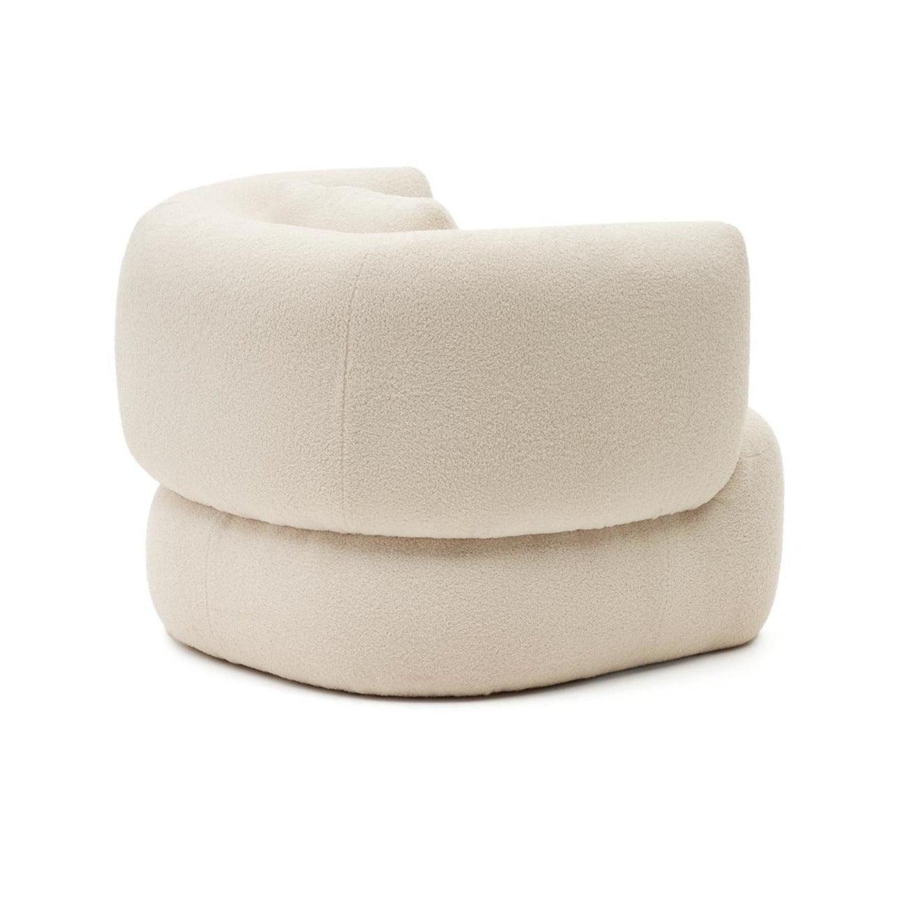 Fotel MARTINA baranek écru La Forma Eye on Design