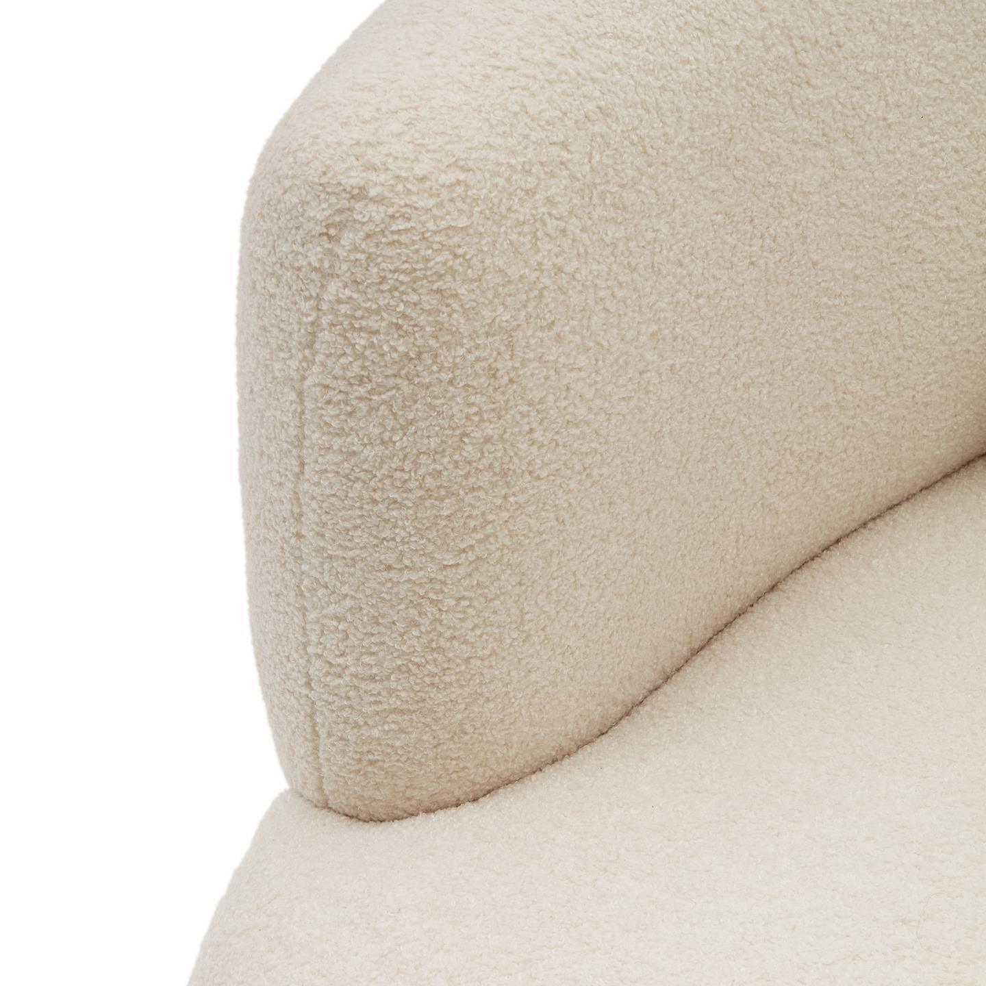 Fotel MARTINA baranek écru La Forma Eye on Design