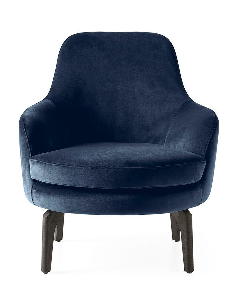 Fotel MEDEA ciemnobrązowa podstawa Calligaris Eye on Design