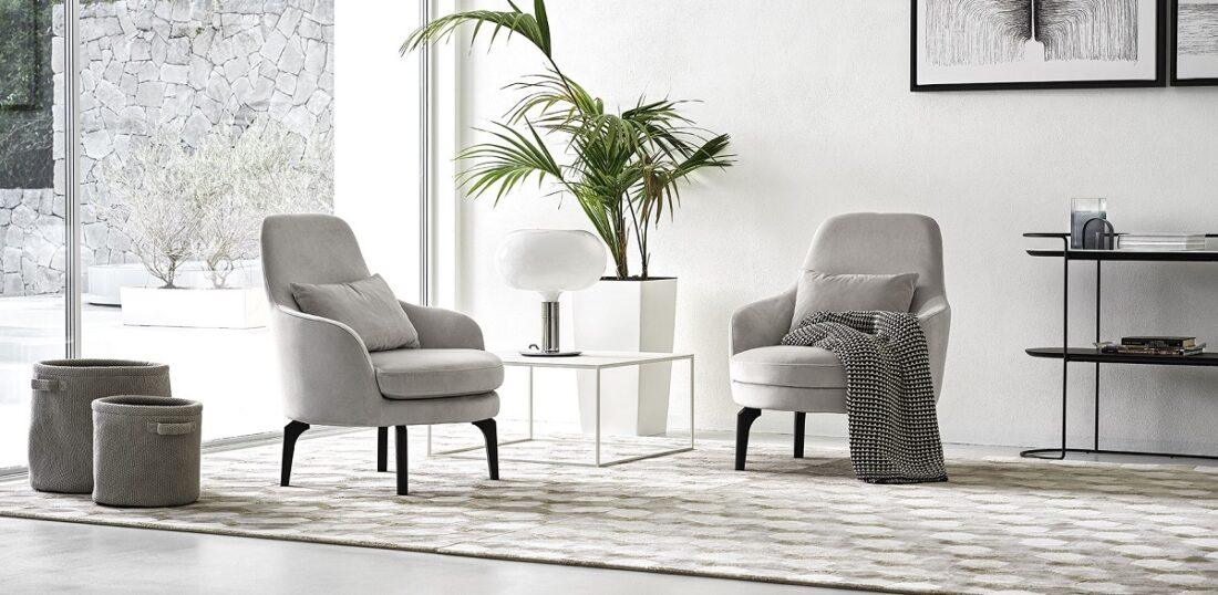 Fotel MEDEA czarna podstawa Calligaris Eye on Design