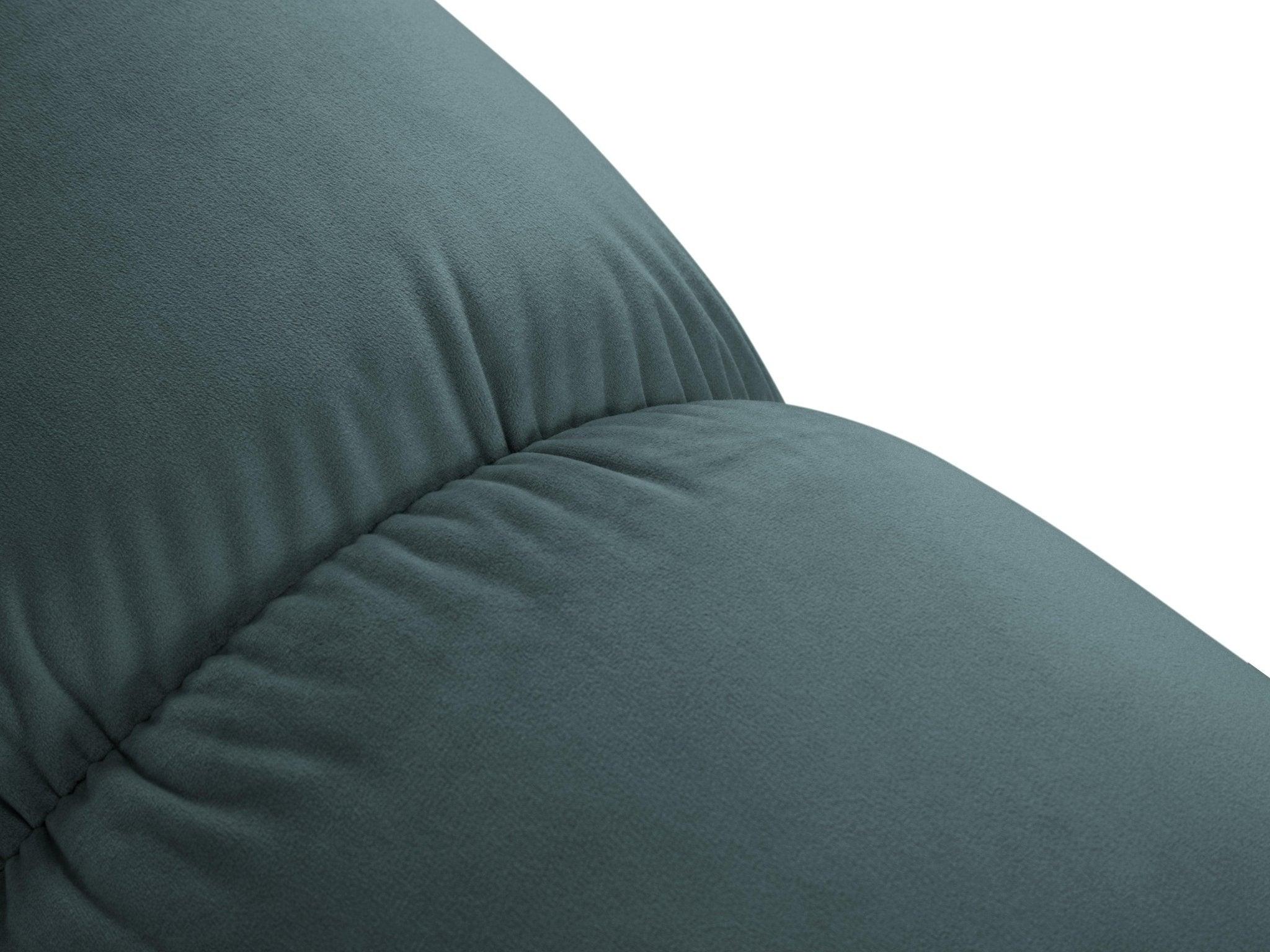Fotel / moduł aksamitny TROPEA petrol Milo Casa Eye on Design