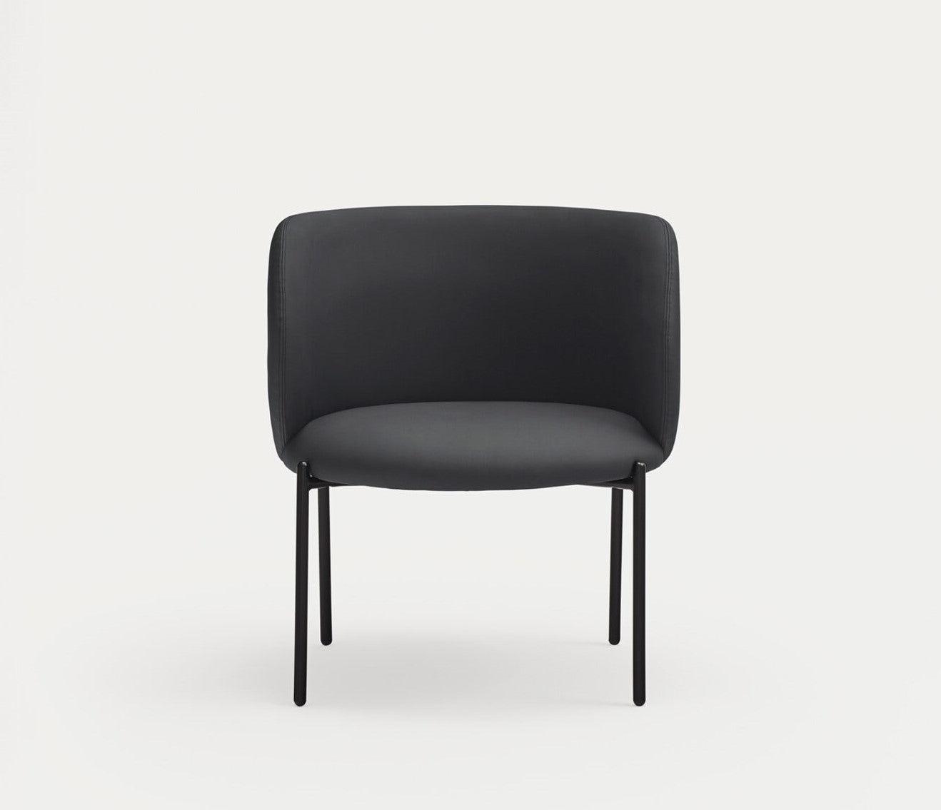 Fotel MOGI czarna ekoskóra Teulat Eye on Design