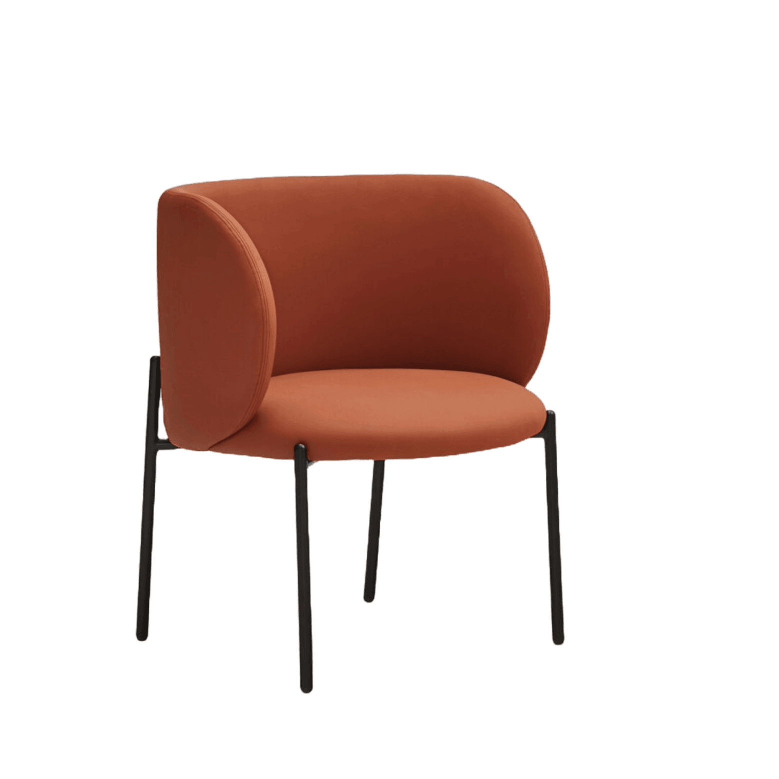 Fotel MOGI pomarańczowa ekoskóra Teulat Eye on Design