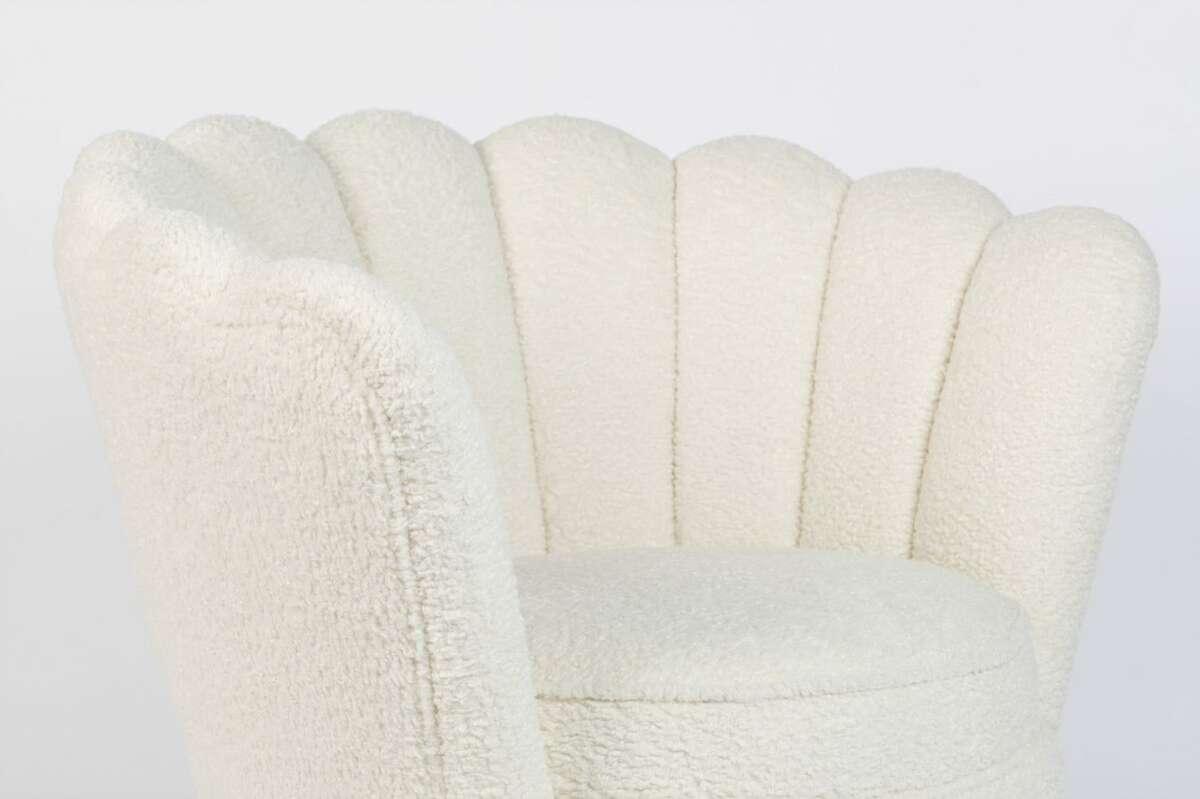 Fotel MOTHER OF ALL SHELLS TEDDY jasny beżowy Bold Monkey Eye on Design