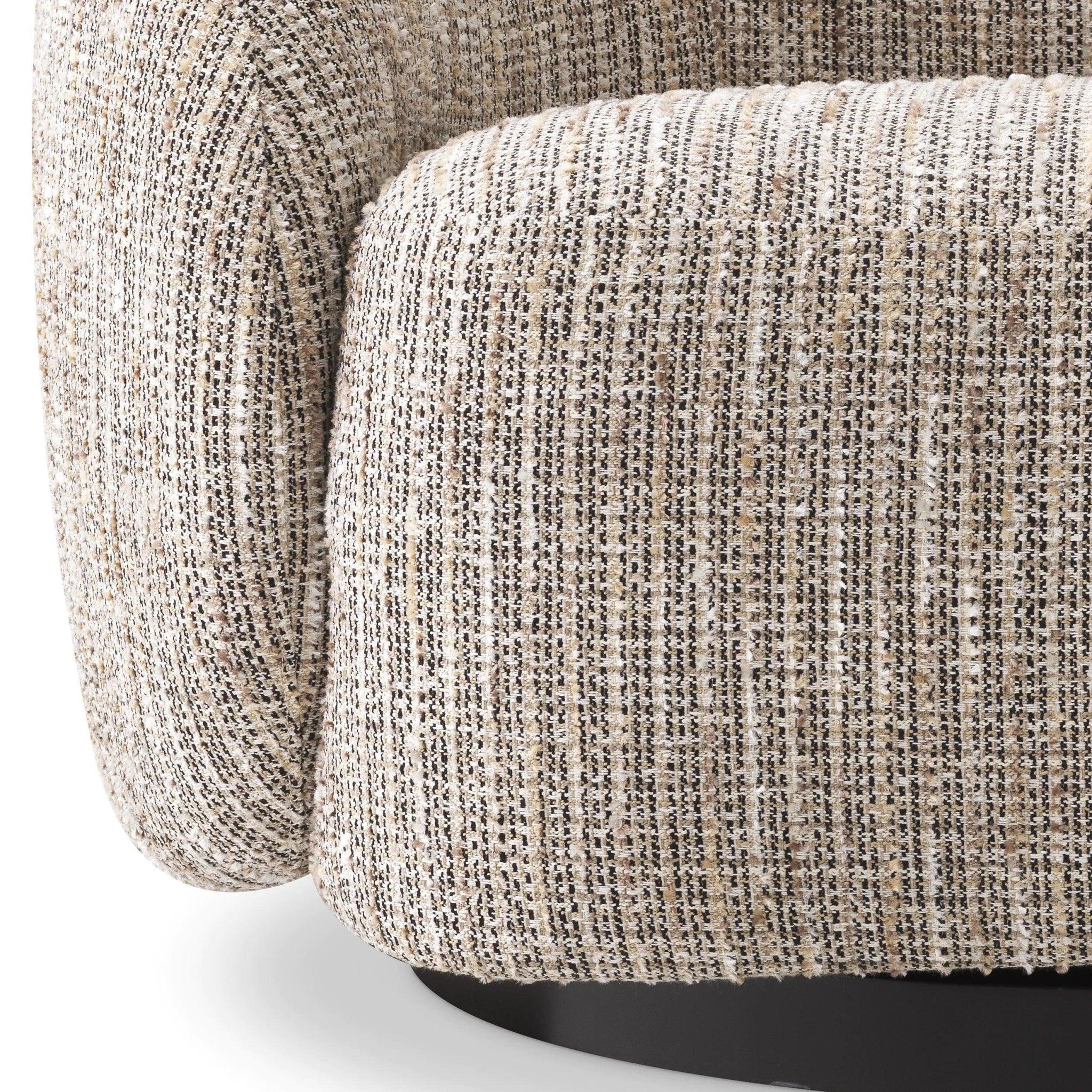 Fotel obrotowy AMORE beżowy Eichholtz Eye on Design