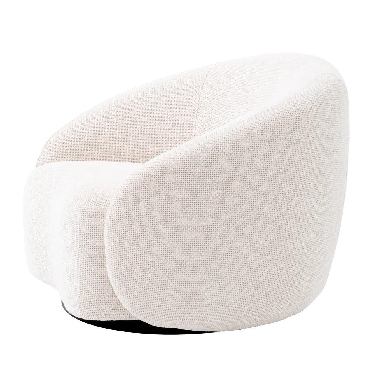 Fotel obrotowy AMORE biały Eichholtz Eye on Design
