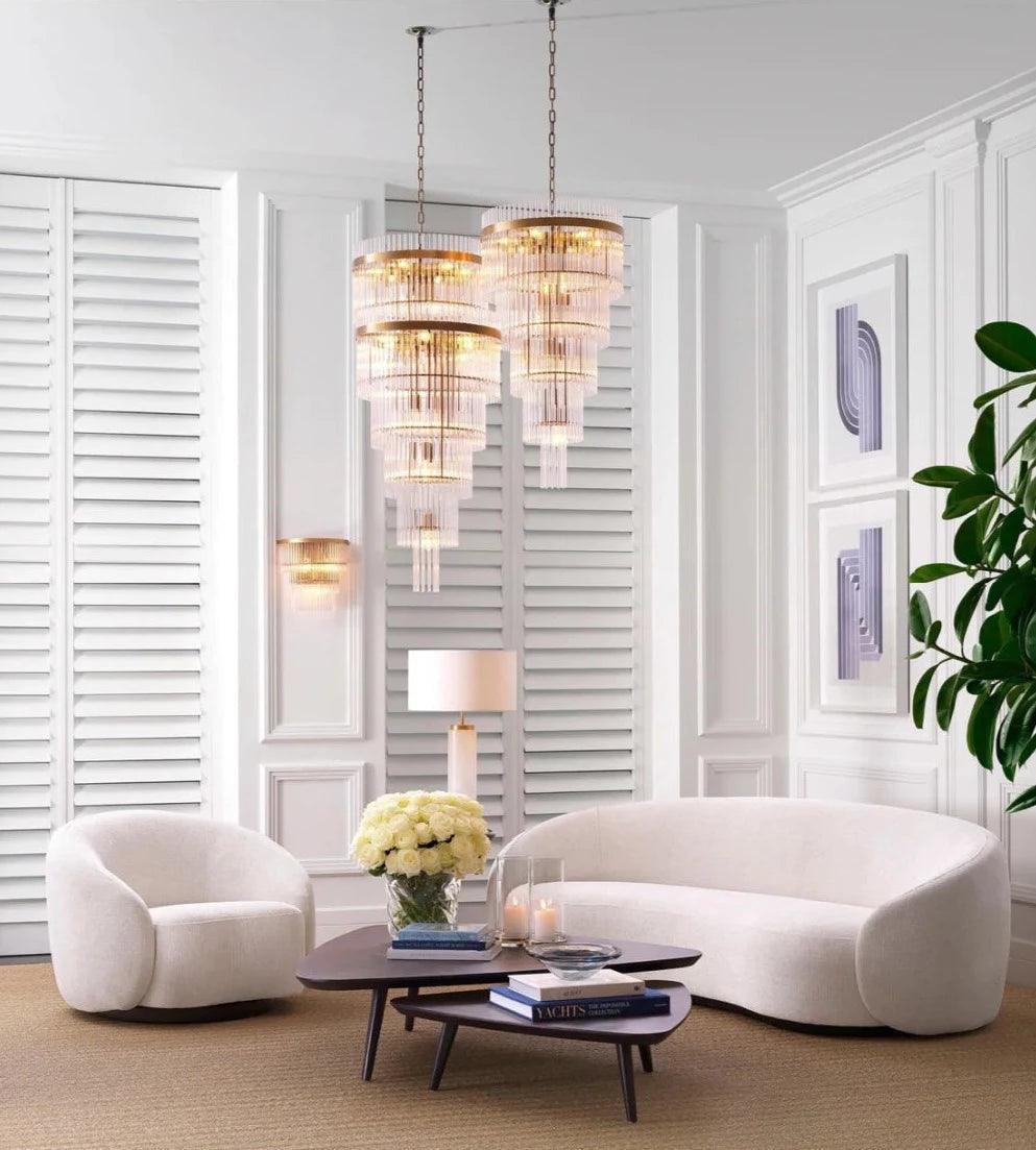 Fotel obrotowy BRICE kremowy boucle Eichholtz Eye on Design