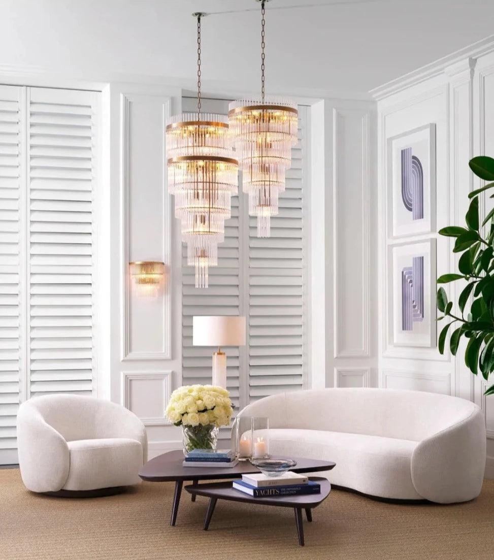 Fotel obrotowy BRICE kremowy Eichholtz Eye on Design