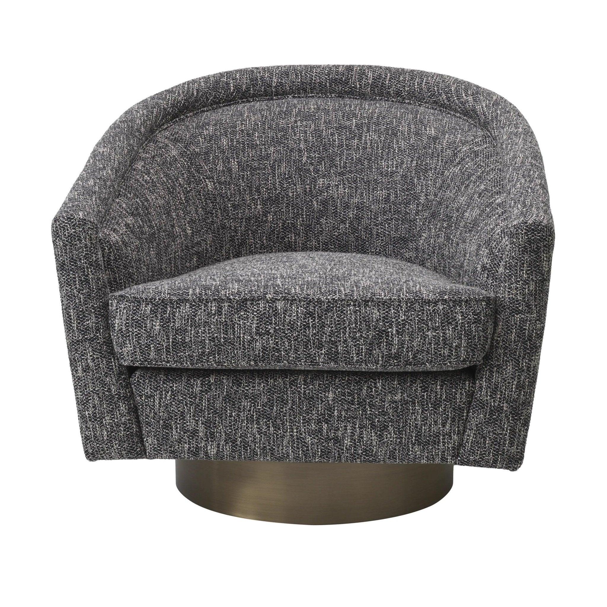 Fotel obrotowy CATENE ciemnoszary melanż Eichholtz Eye on Design