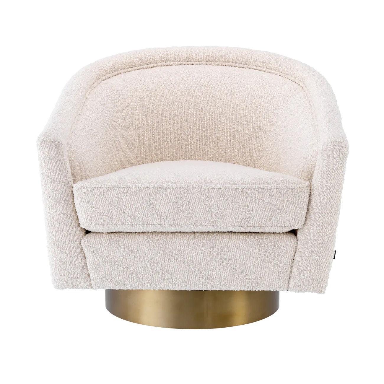 Fotel obrotowy CATENE kremowy Eichholtz Eye on Design