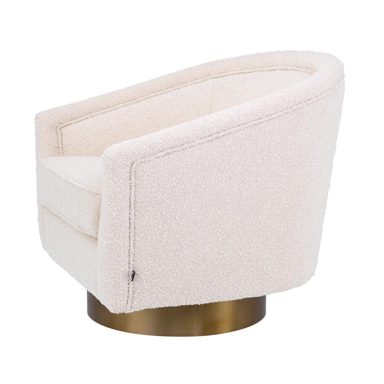 Fotel obrotowy CATENE kremowy Eichholtz Eye on Design