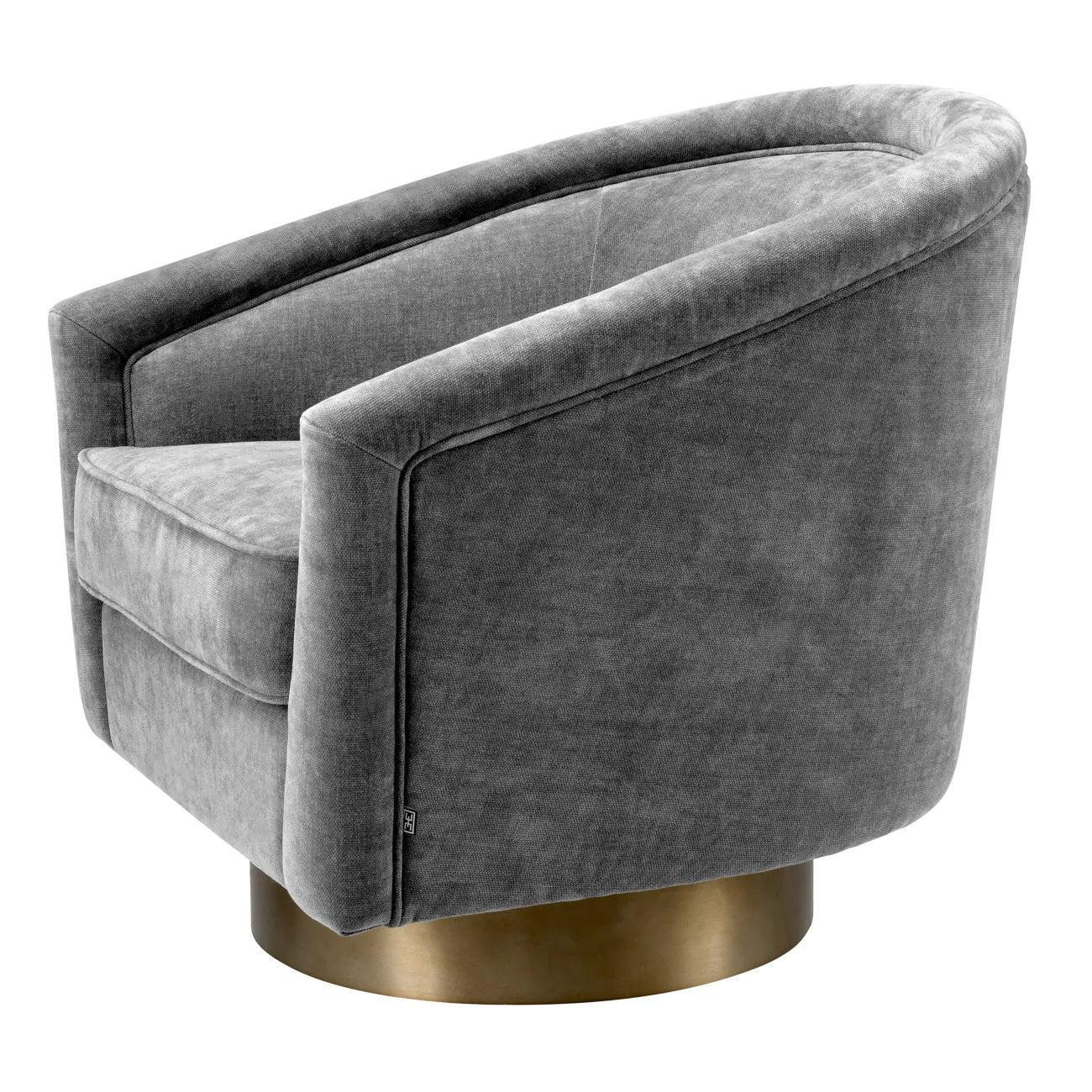 Fotel obrotowy CATENE szary Eichholtz Eye on Design