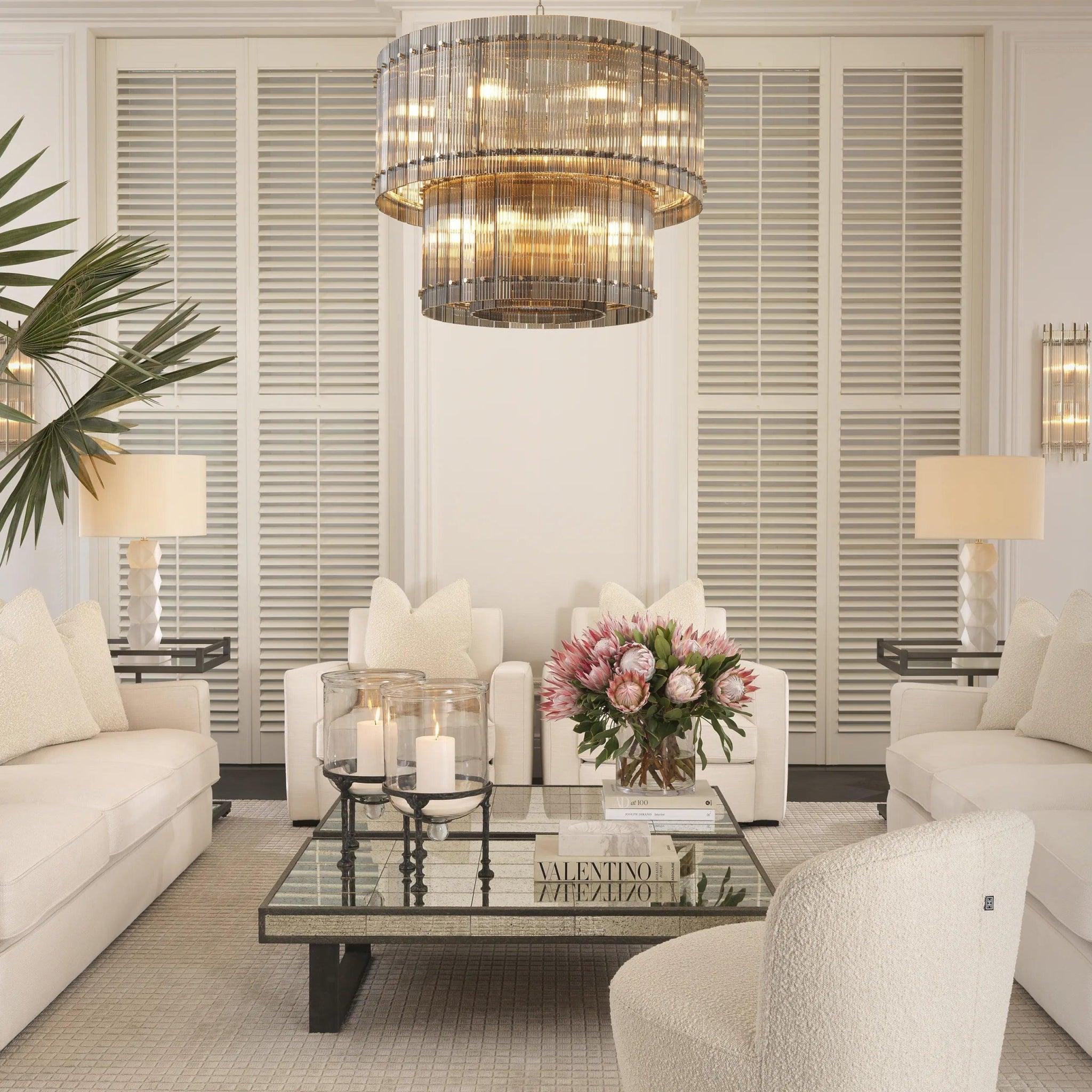 Fotel obrotowy DORIA kremowy Eichholtz Eye on Design