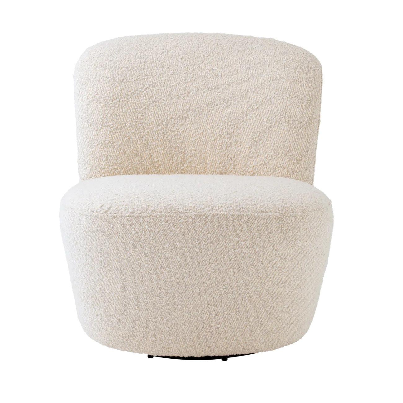 Fotel obrotowy DORIA kremowy Eichholtz Eye on Design