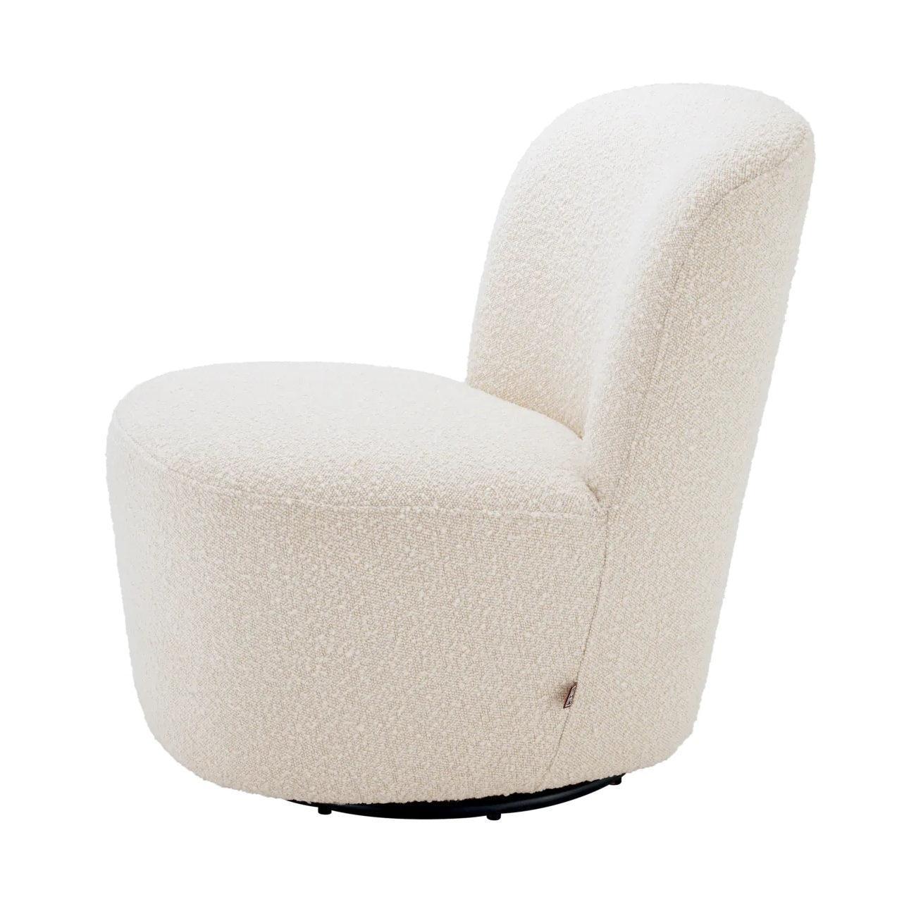 Fotel obrotowy DORIA kremowy Eichholtz Eye on Design