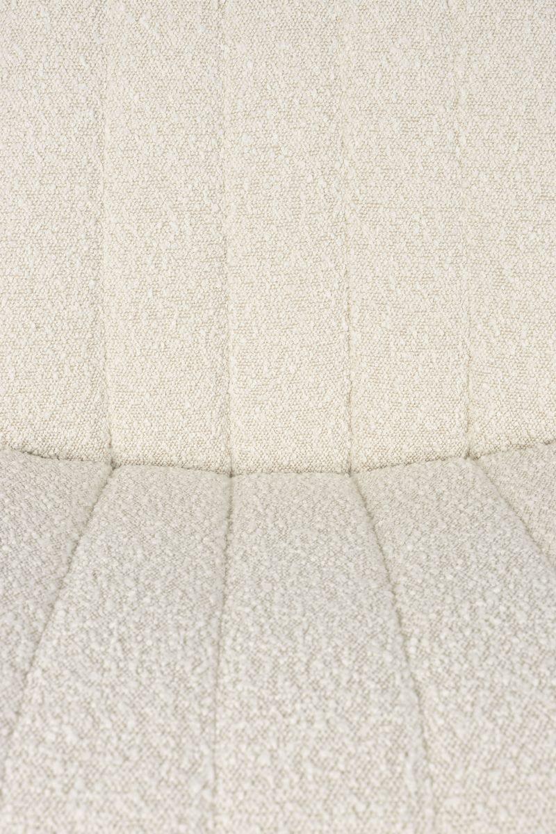 Fotel obrotowy JAX boucle biały White Label Living Eye on Design