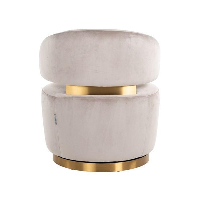 Fotel obrotowy MAXIME beżowy Richmond Interiors Eye on Design