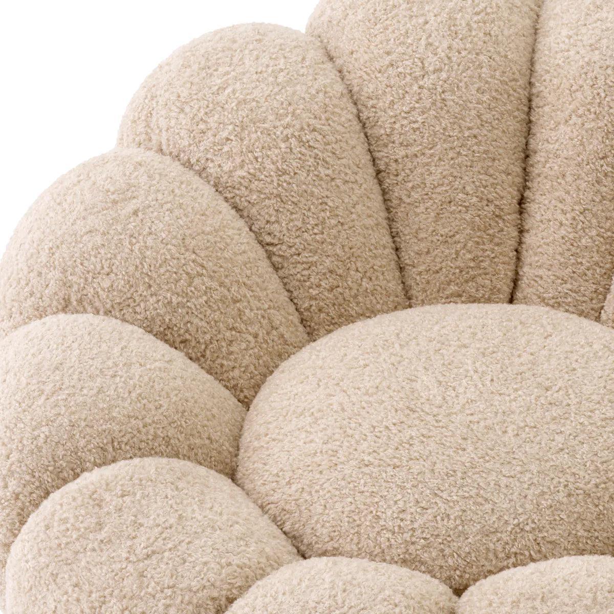 Fotel obrotowy MELLO piaskowy Eichholtz Eye on Design