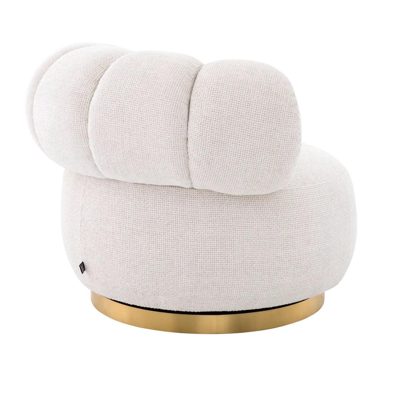 Fotel obrotowy PHEDRA biały Eichholtz Eye on Design