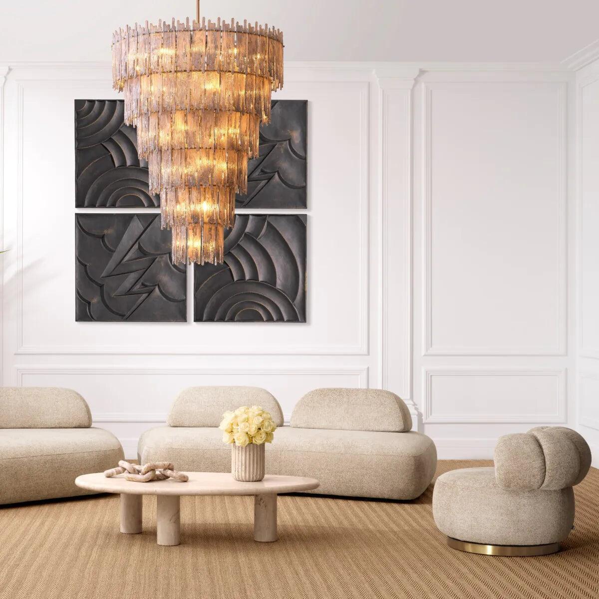 Fotel obrotowy PHEDRA piaskowy Eichholtz Eye on Design