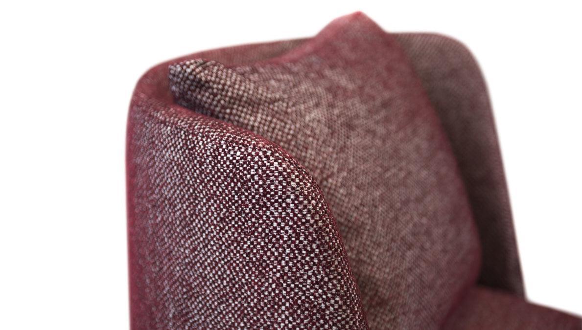 Fotel obrotowy PYORA I tapicerowany z metalową podstawą Nobonobo Eye on Design