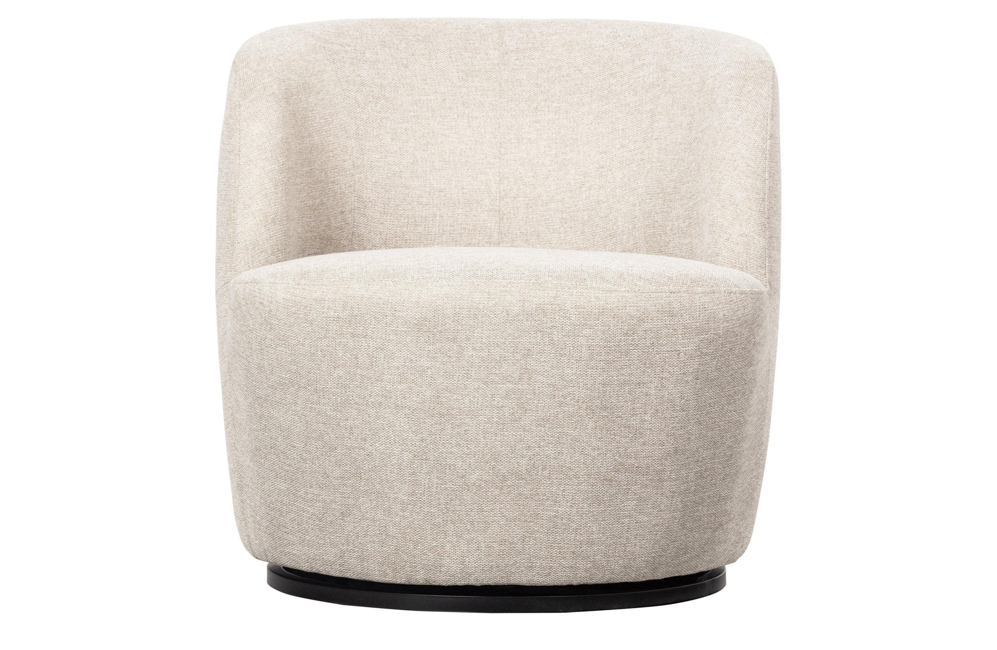 Fotel obrotowy SERRA kremowy Woood Exclusive Eye on Design