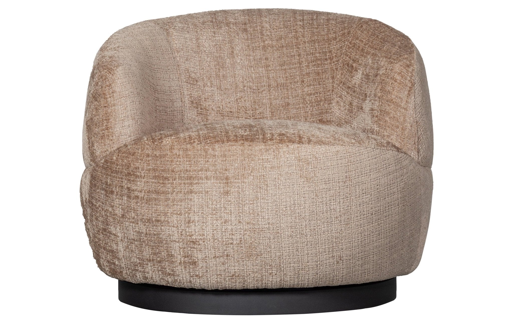 Fotel obrotowy WOOLLY piaskowy szenil Be Pure Eye on Design