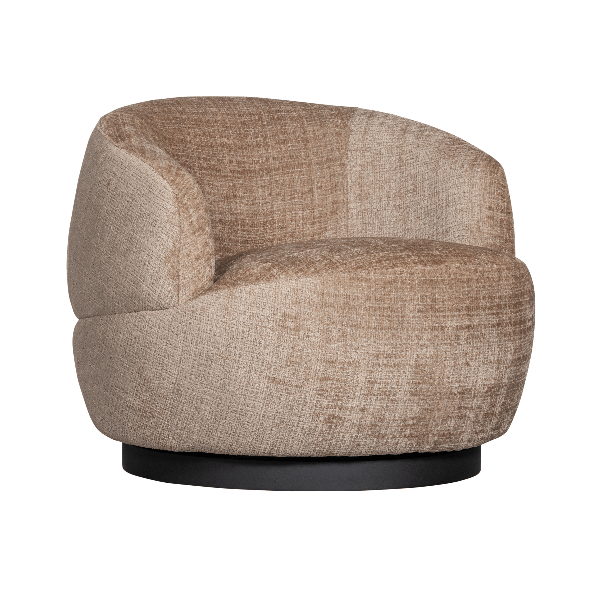 Fotel obrotowy WOOLLY piaskowy szenil Be Pure Eye on Design