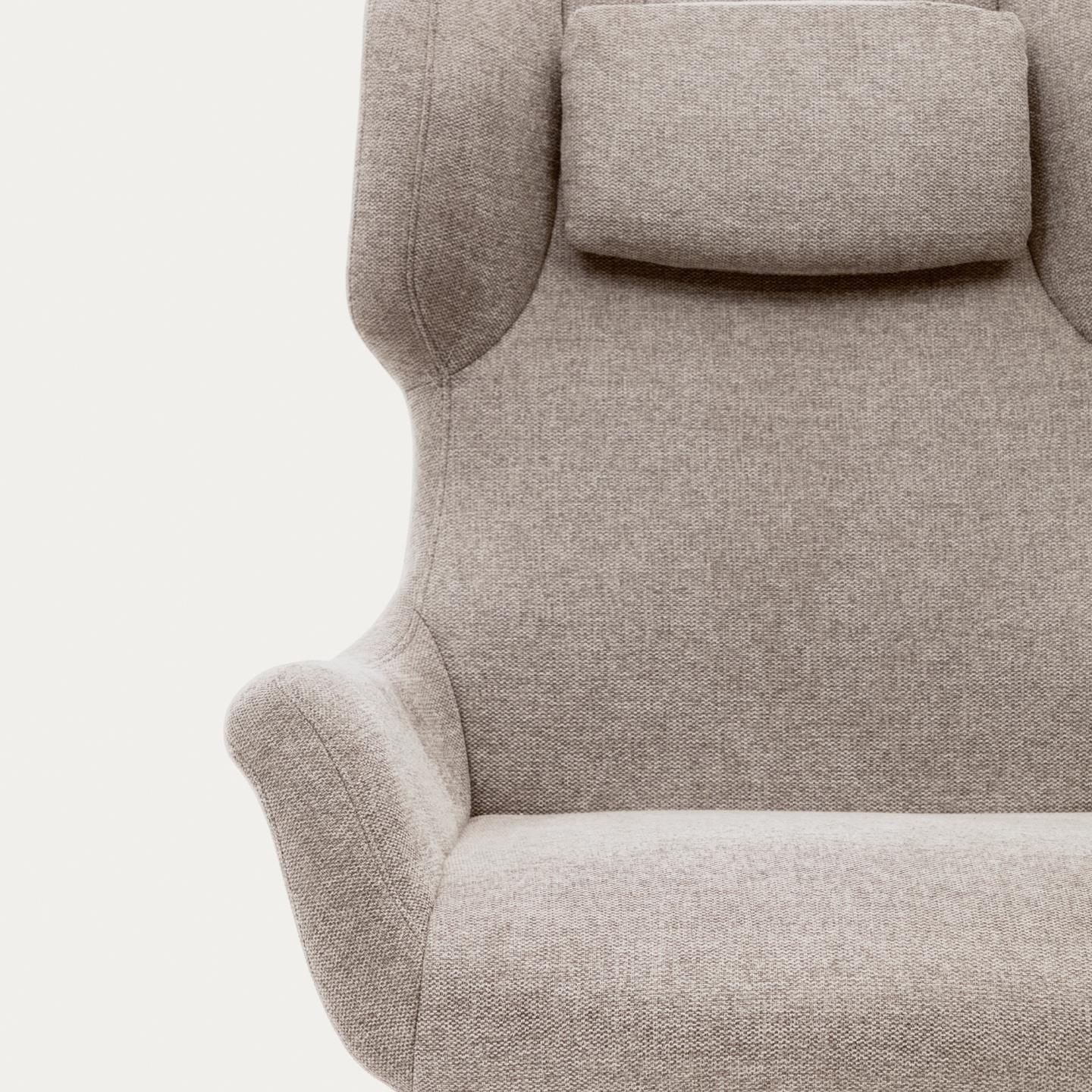 Fotel obrotowy ZALINA beżowy szenil La Forma Eye on Design