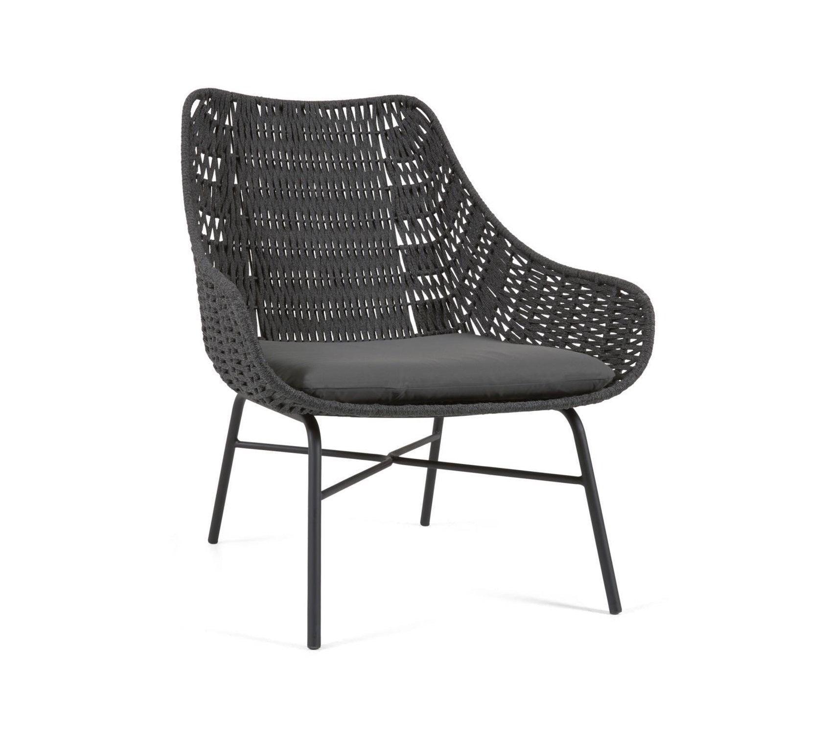 Fotel ogrodowy ABELI czarny La Forma Eye on Design