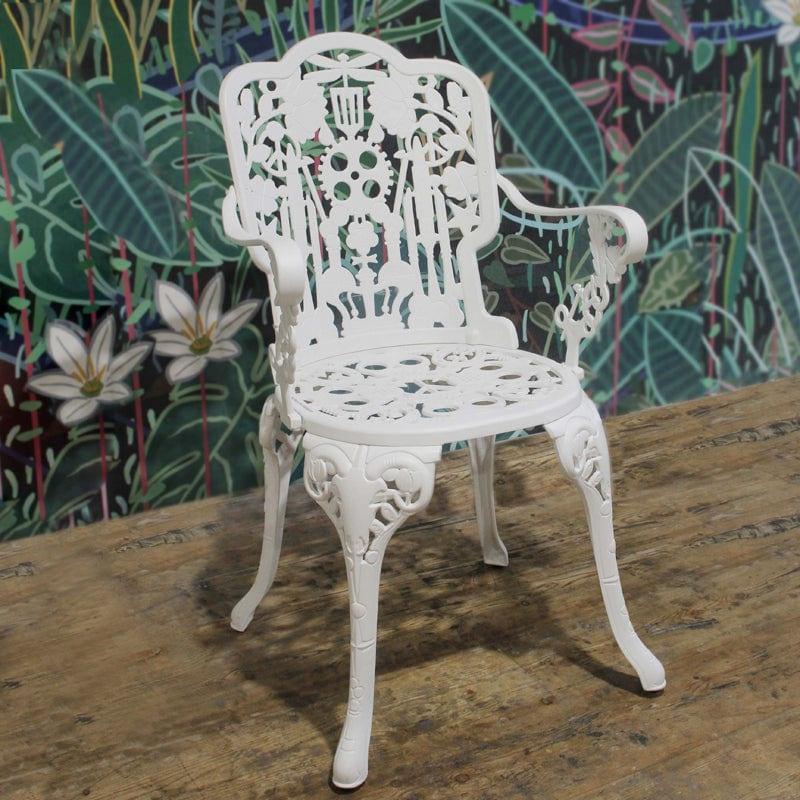 Fotel ogrodowy INDUSTRY biały Seletti Eye on Design