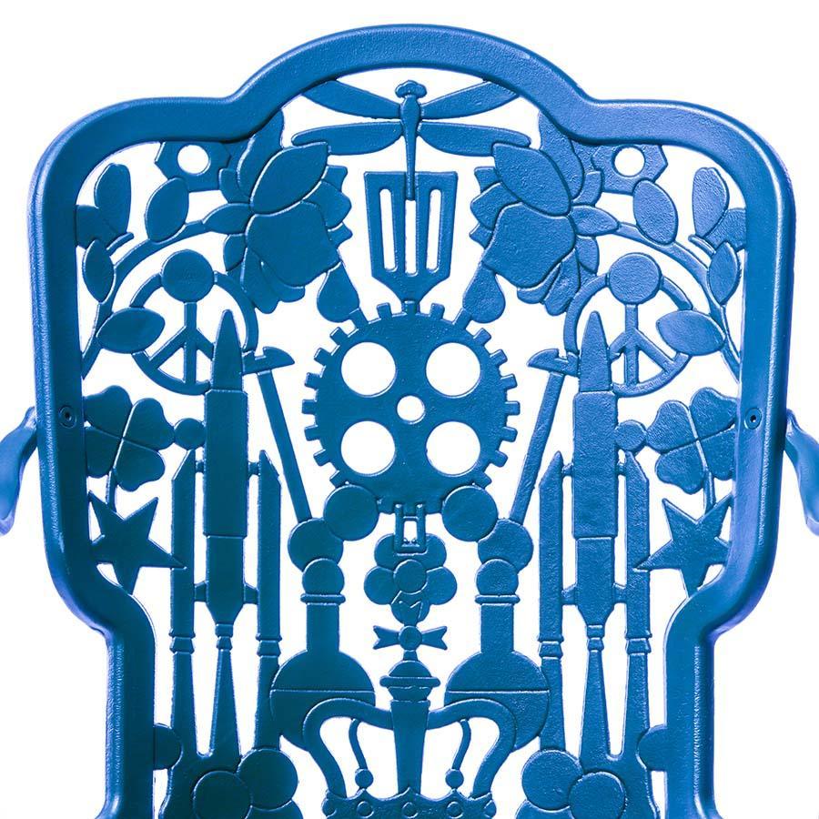 Fotel ogrodowy INDUSTRY niebieski Seletti Eye on Design