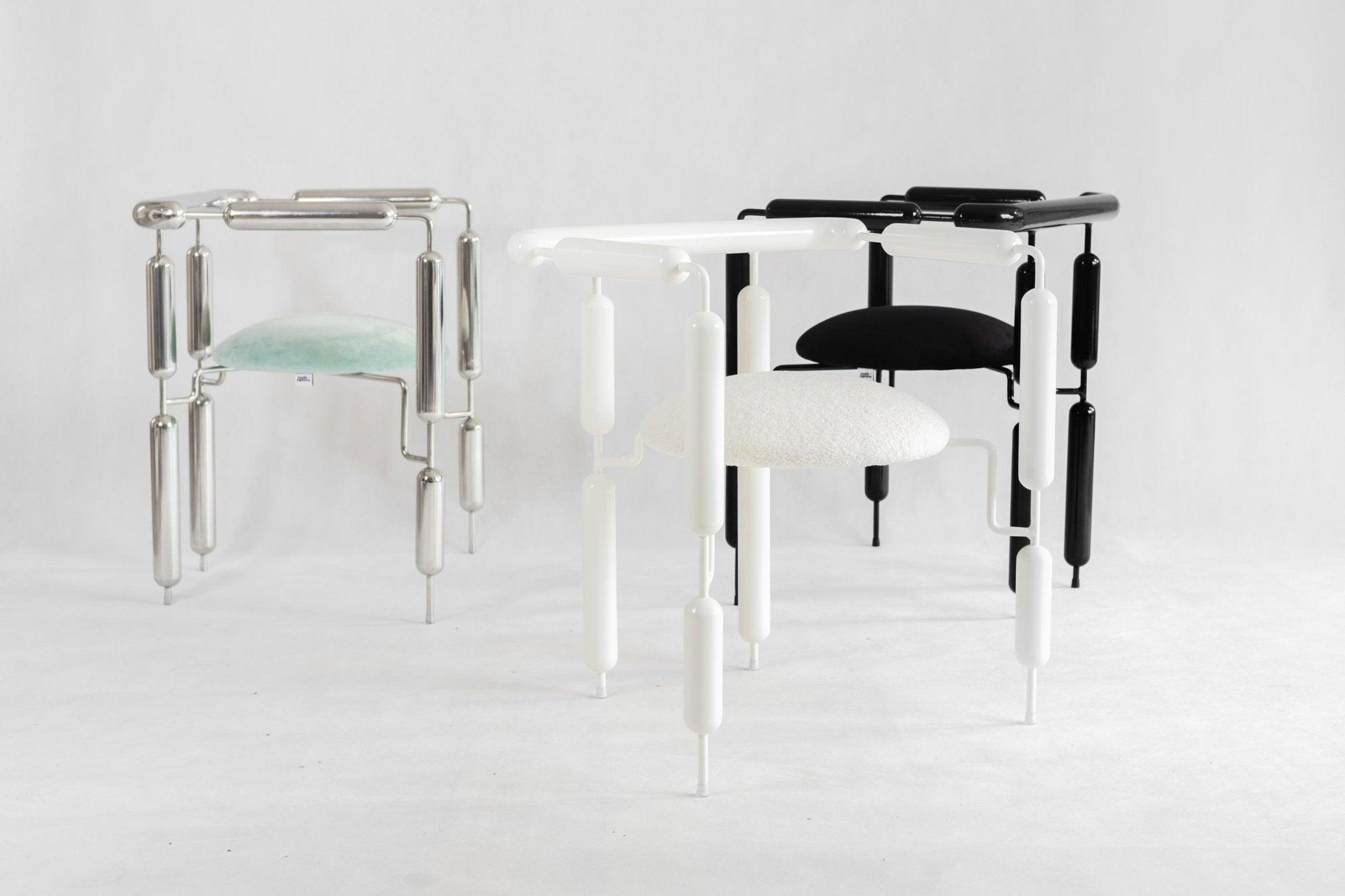 Fotel POODLE stalowy Mati Sipiora Eye on Design