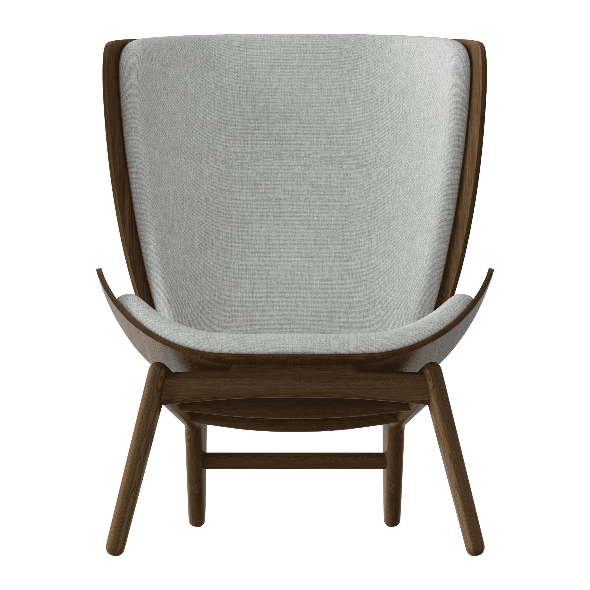 Fotel READER baby blue z ciemno dębową podstawą UMAGE Eye on Design