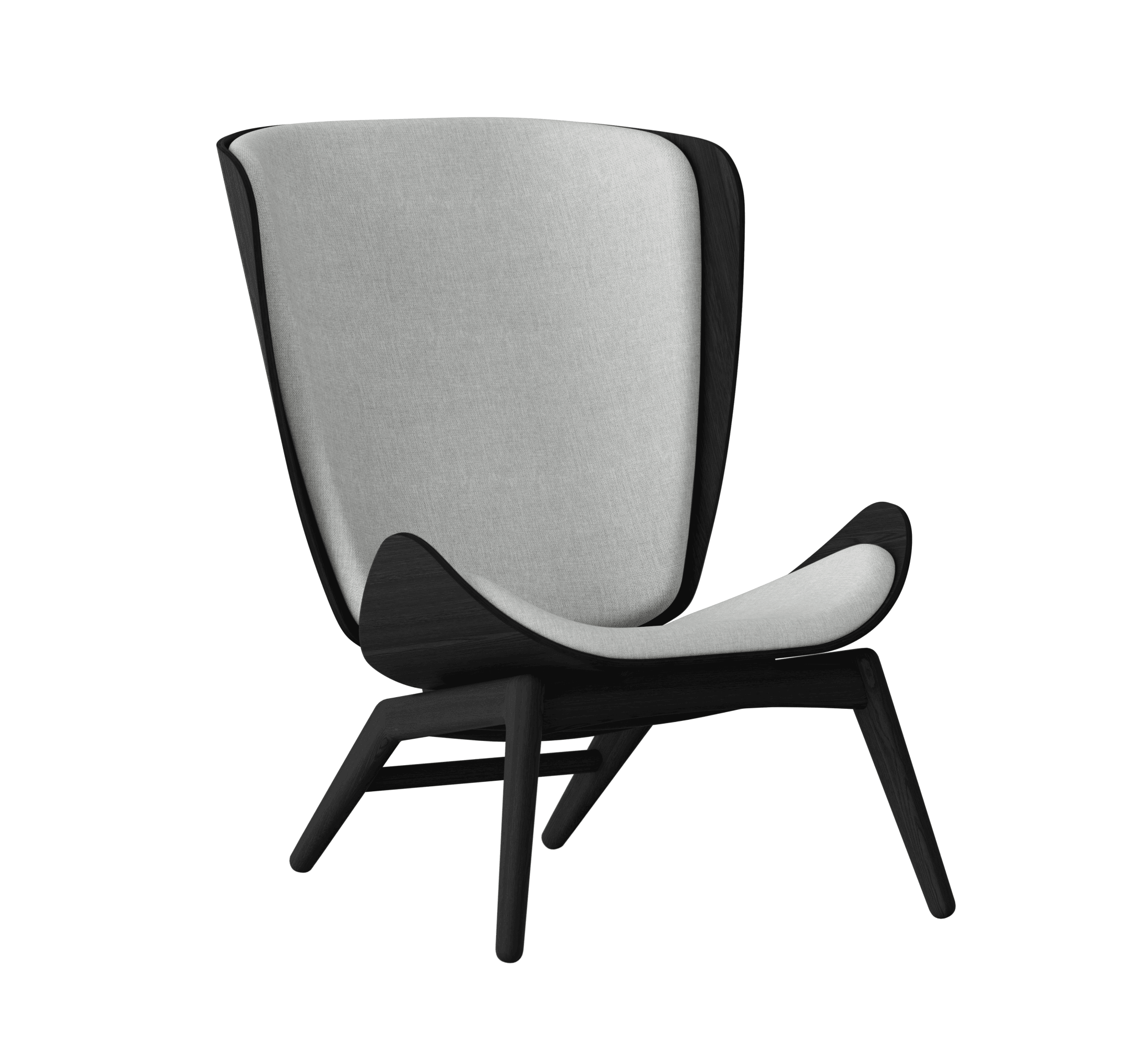 Fotel READER baby blue z czarną podstawą UMAGE Eye on Design