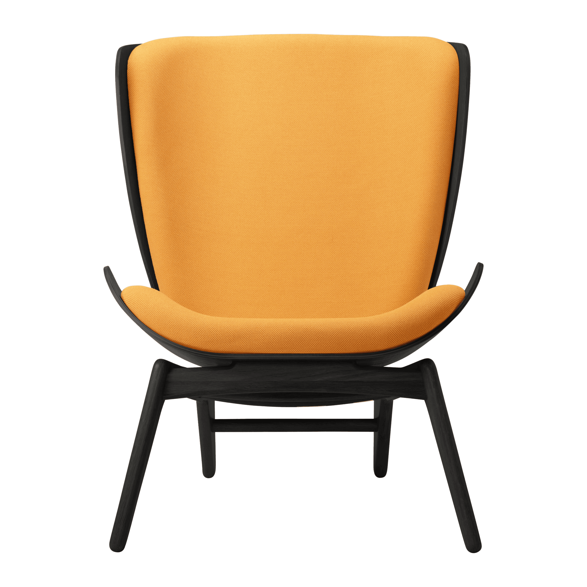 Fotel READER bursztynowy z czarną podstawą UMAGE Eye on Design