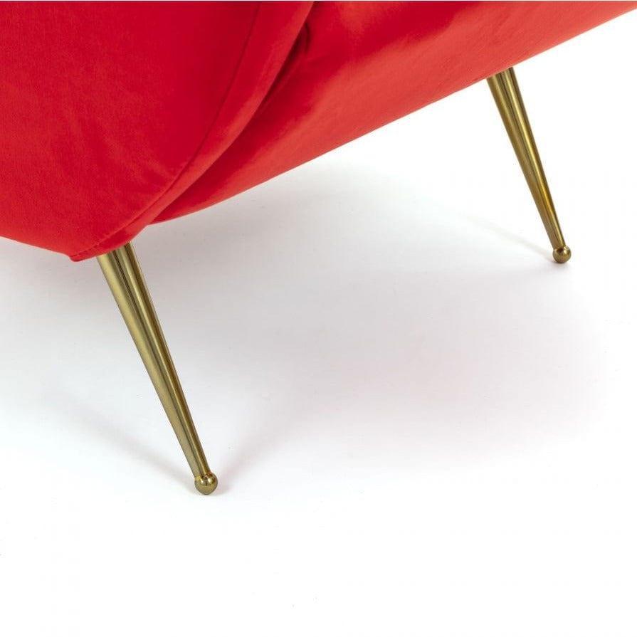 Fotel REVOLVER czerwony Seletti Eye on Design