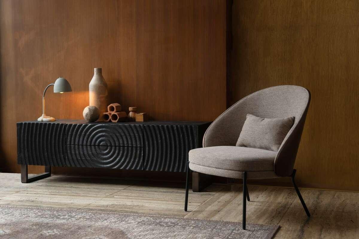 Fotel RODIN piaskowy Dutchbone Eye on Design