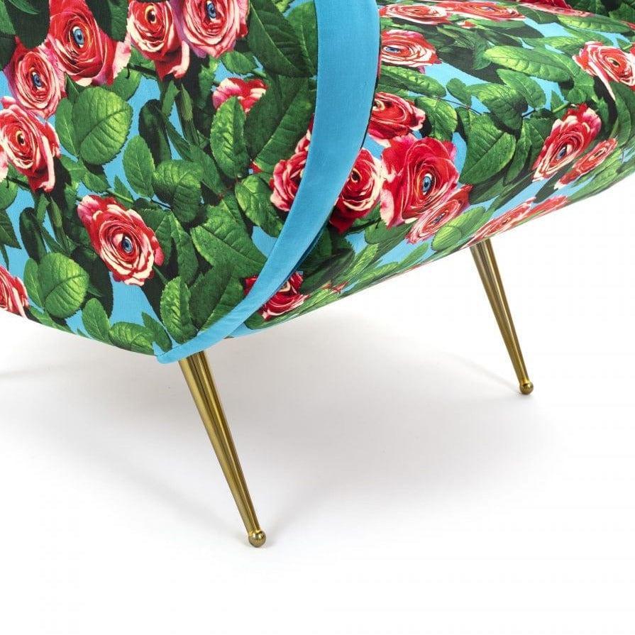 Fotel ROSES niebieski Seletti Eye on Design