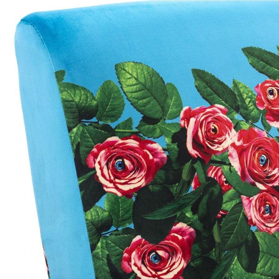 Fotel ROSES niebieski Seletti Eye on Design