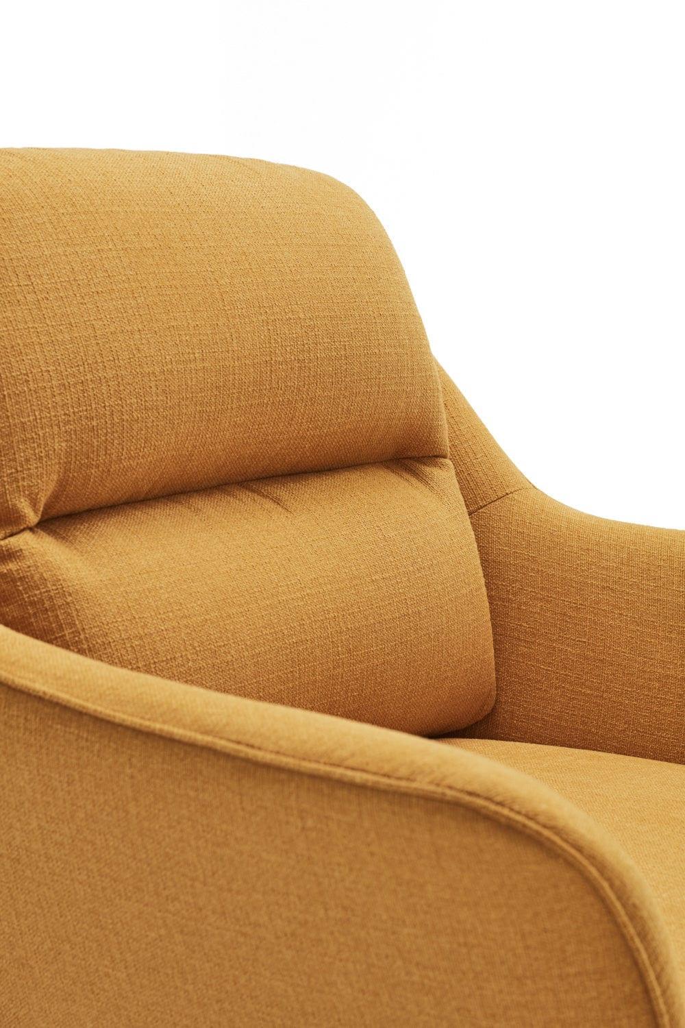 Fotel SADIRA musztardowy Teulat Eye on Design