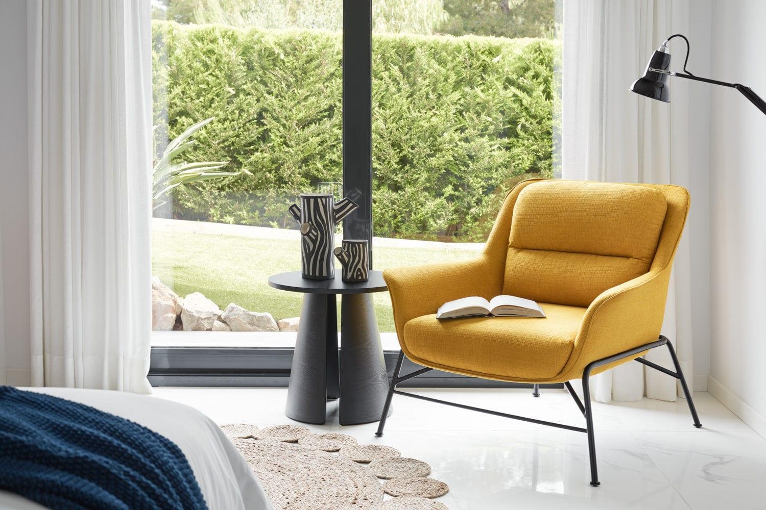 Fotel SADIRA musztardowy Teulat Eye on Design