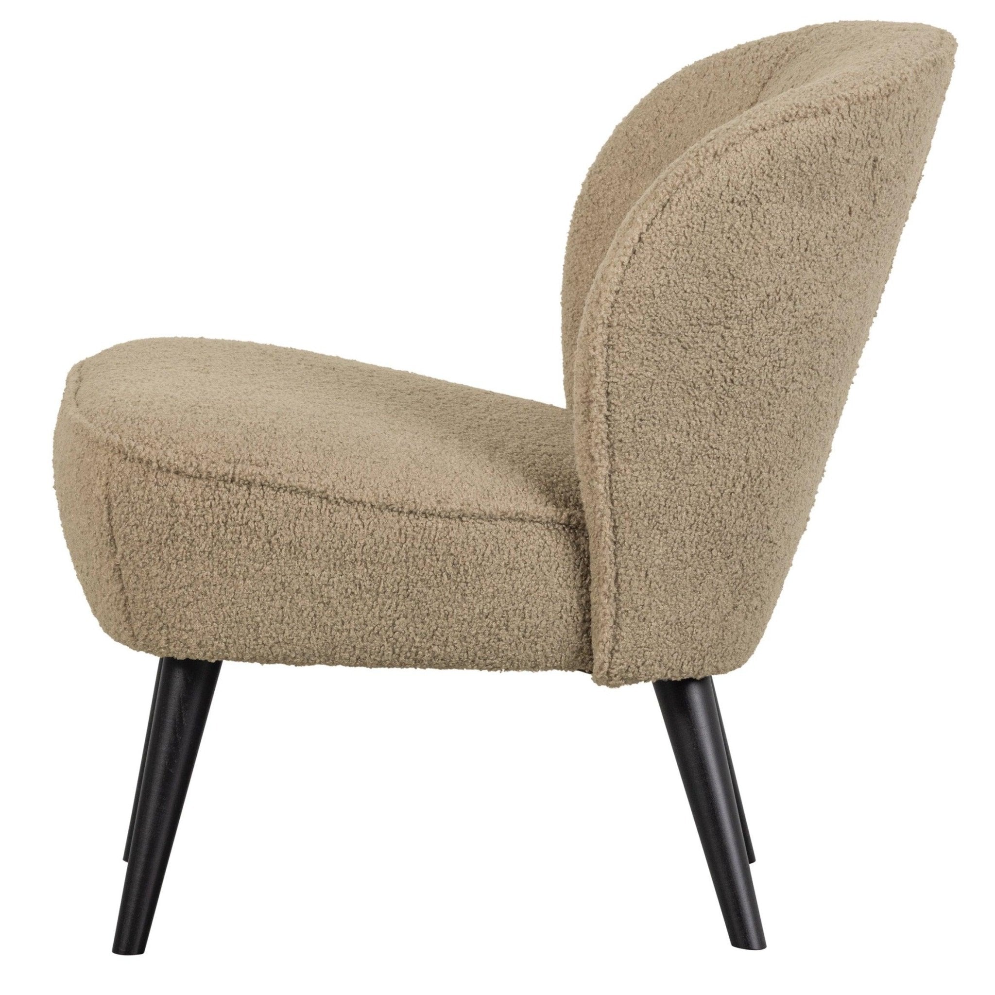 Fotel SARA plusz piaskowy Woood Eye on Design