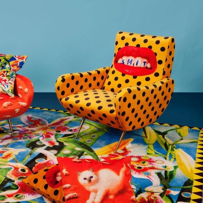 Fotel SHIT żółty Seletti Eye on Design